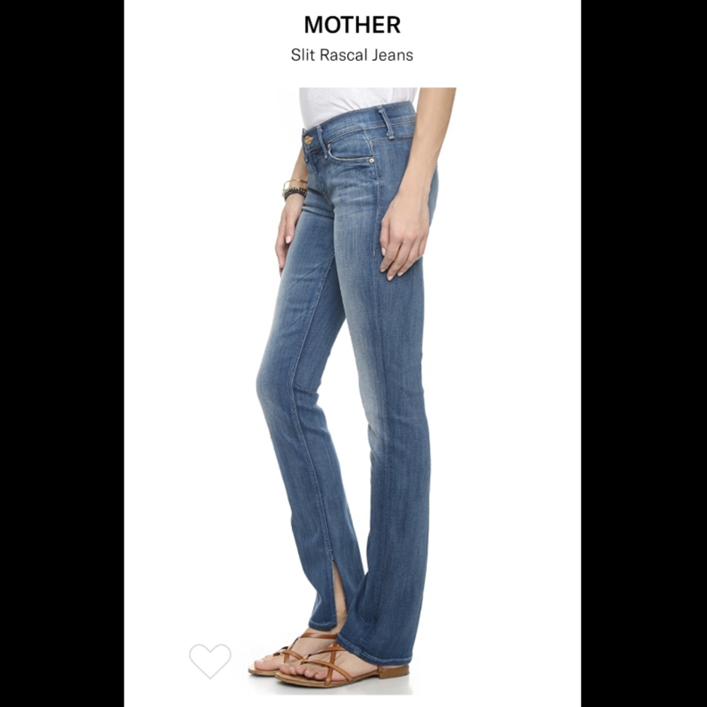 Brand new Mother Slit Rascal jeans - Picture 3 of 8